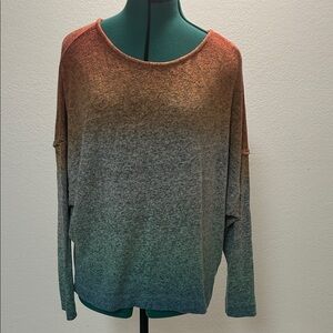 Ombre Knit Women's Sweatshirt